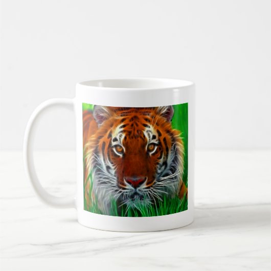 Seltener Sumatran Tiger von Indonesien Kaffeetasse (Links)