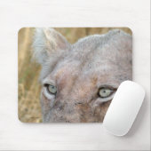 SELtener WEISSER LÖWE  Mousepad (Mit Mouse)