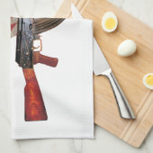 SELTENES AK-47armee-KALASCHNIKOW-GEWEHR-MILITÄR Handtuch (Viertel Falte)