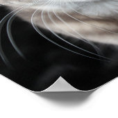 Seltenes Bengalisches katzenfoto aus blauem Marmor Poster (Ecke)