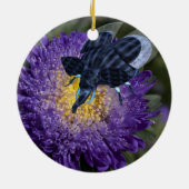 Seltenes Blue Elephant Bug Keramikornament (Hinten)