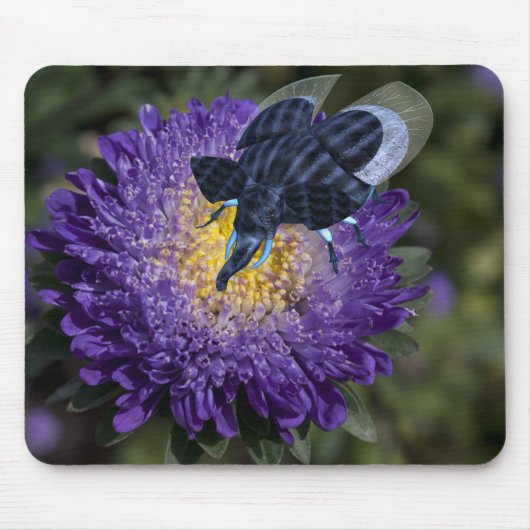 Seltenes Blue Elephant Bug Mousepad (Vorne)