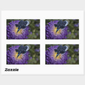 Seltenes Blue Elephant Bug Rechteckiger Aufkleber (Blatt)