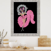 Seltenes Design "Mimi" Poster (Küche)