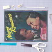 Seltenes Goldenes Zeitromane-Comic Seidenpapier (Handwerk)