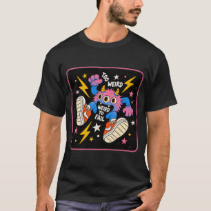Seltsam, aber ikonisch – Surrealistische Cartoon-K T-Shirt