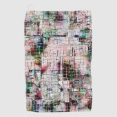 Seltsam gezeichnet unter rustikal gealtertem Jute Golfhandtuch (Vorderseite)