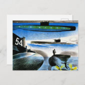 Seltsam - Unterseeboote mit anderen Aspekten Postkarte (Vorne/Hinten)