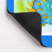Seltsame Baby-Drachen-Mauspad Mousepad (Ecke)