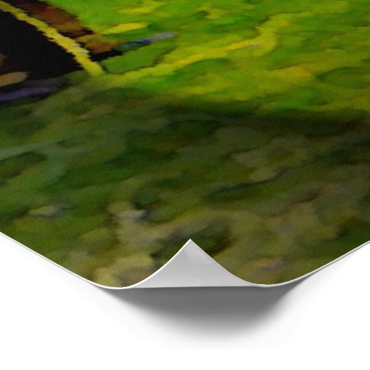 seltsame Begegnung im Wald Poster (Ecke)