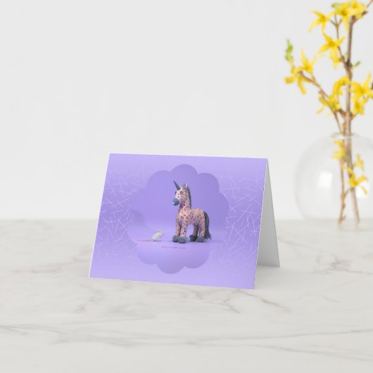 Seltsame Begegnung Karte (Gelbe Blume)