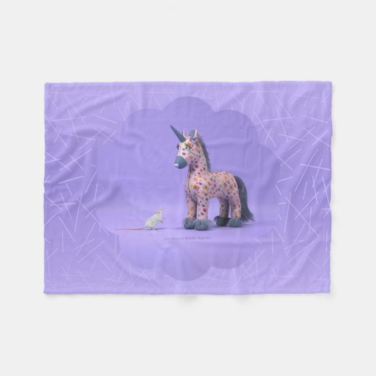 Seltsame Begegnungsdecke Fleecedecke (Vorderseite (Horizontal))