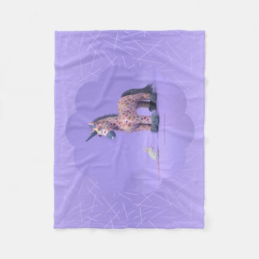 Seltsame Begegnungsdecke Fleecedecke (Vorderseite)