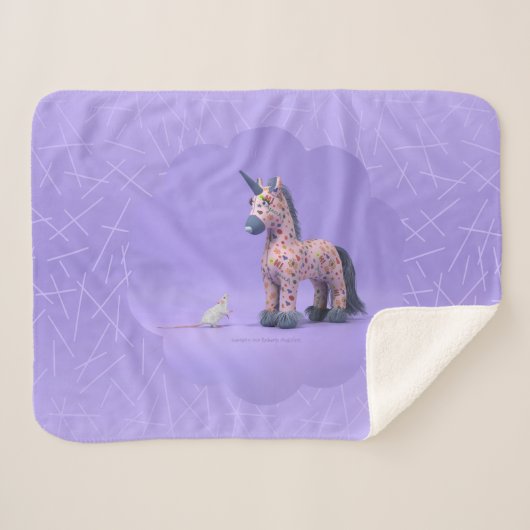 Seltsame Begegnungsdecke Sherpa Sherpadecke (Vorderseite (Horizontal))