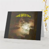 Seltsame Blicke auf den Himmel Karte (Gelbe Blume)