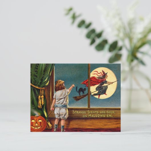 Seltsame Blicke Postkarte (Stehend Vorderseite)