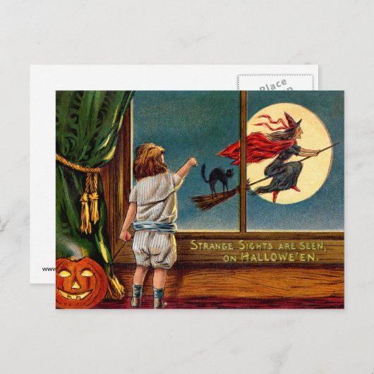 Seltsame Blicke Postkarte (Vorne/Hinten)