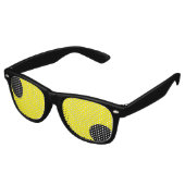 Seltsame Brillengläser in Party-Shirts Partybrille (Schrägansicht)