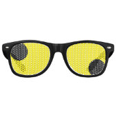 Seltsame Brillengläser in Party-Shirts Partybrille (Vorderseite)