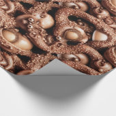Seltsame Creepy Alien Slimy Octopus Tentacle Geschenkpapier (Ecke)