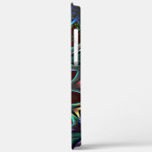 Seltsame, dunkelkreisförmige ellipse mit abstrakte Case-Mate iPhone hülle (Rückseite / Links)