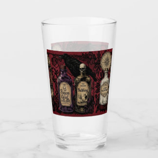 Seltsame Elixiere & Raben-Glas-Tumbler im gotische Glas