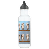 Seltsame Eule Edelstahlflasche (Rechts)