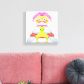 Seltsame Eule Leinwanddruck (Insitu (Wohnzimmer))