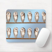 Seltsame Eule Mousepad (Mit Mouse)