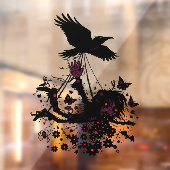 Seltsame Fahrt durch den Himmel Fensteraufkleber (Blatt 2)