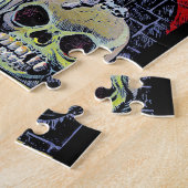 Seltsame Fantasie Die Beängstigende Hexe Vintage C Puzzle (Seite)