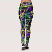 Seltsame Farben-Leggings Leggings (Rückseite)