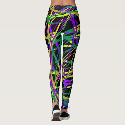 Seltsame Farben-Leggings Leggings (Rückseite)