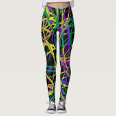 Seltsame Farben-Leggings Leggings (Vorderseite)