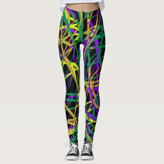 Seltsame Farben-Leggings Leggings