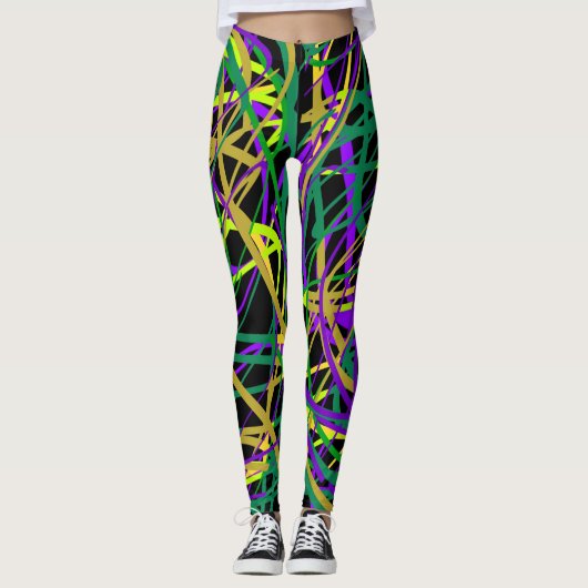 Seltsame Farben-Leggings Leggings (Vorderseite)