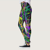 Seltsame Farben-Leggings Leggings (Links)