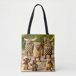Seltsame Freunde – Waldschachbrettfalter & Dots Cl Tasche