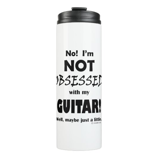 Seltsame Gitarre Thermosbecher (Vorderseite)