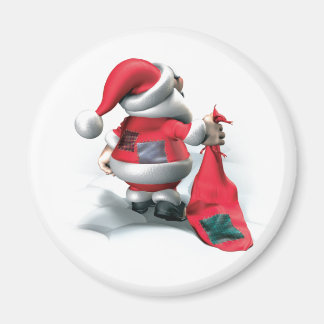 seltsame glückliche Weihnachten Magnet