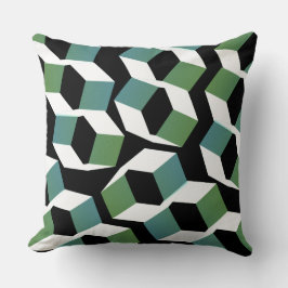 Seltsame grüne Hexagons und ungefärbte Teile auf s Kissen