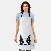 Seltsame Hundeschlitten-Schürze Schürze (Getragen)