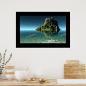 seltsame Insel Poster (Küche)