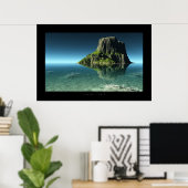 seltsame Insel Poster (Heimbüro)