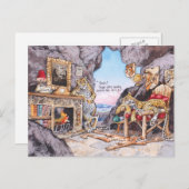 Seltsame Jäger Postkarte (Vorne/Hinten)