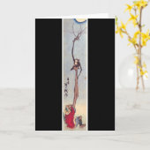 Seltsame japanische Gruß-Karte Karte (Gelbe Blume)