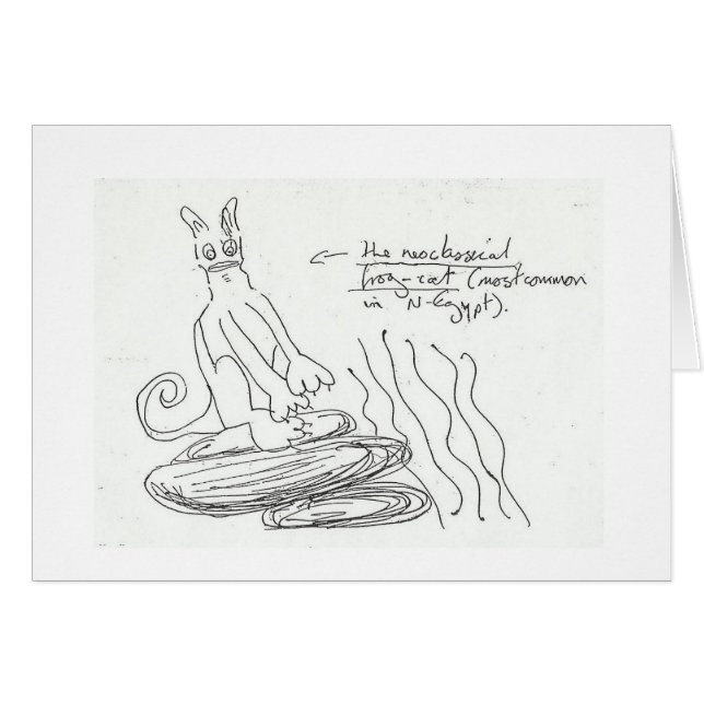 Seltsame Karte, ist es Frosch-Katze (Vorderseite (Horizontal))