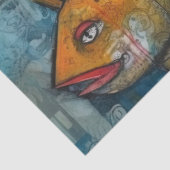 Seltsame Könige Männer unter der Meereskollage ent Seidenpapier (Ausschnitt)