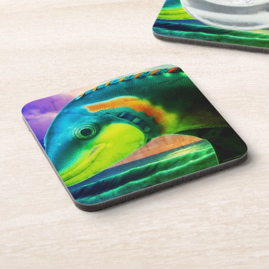 Seltsame Kreatur Getränkeuntersetzer (Linke Seite)