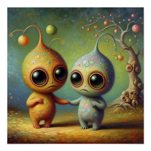 Seltsame Kreaturen Poster (Vorderseite)